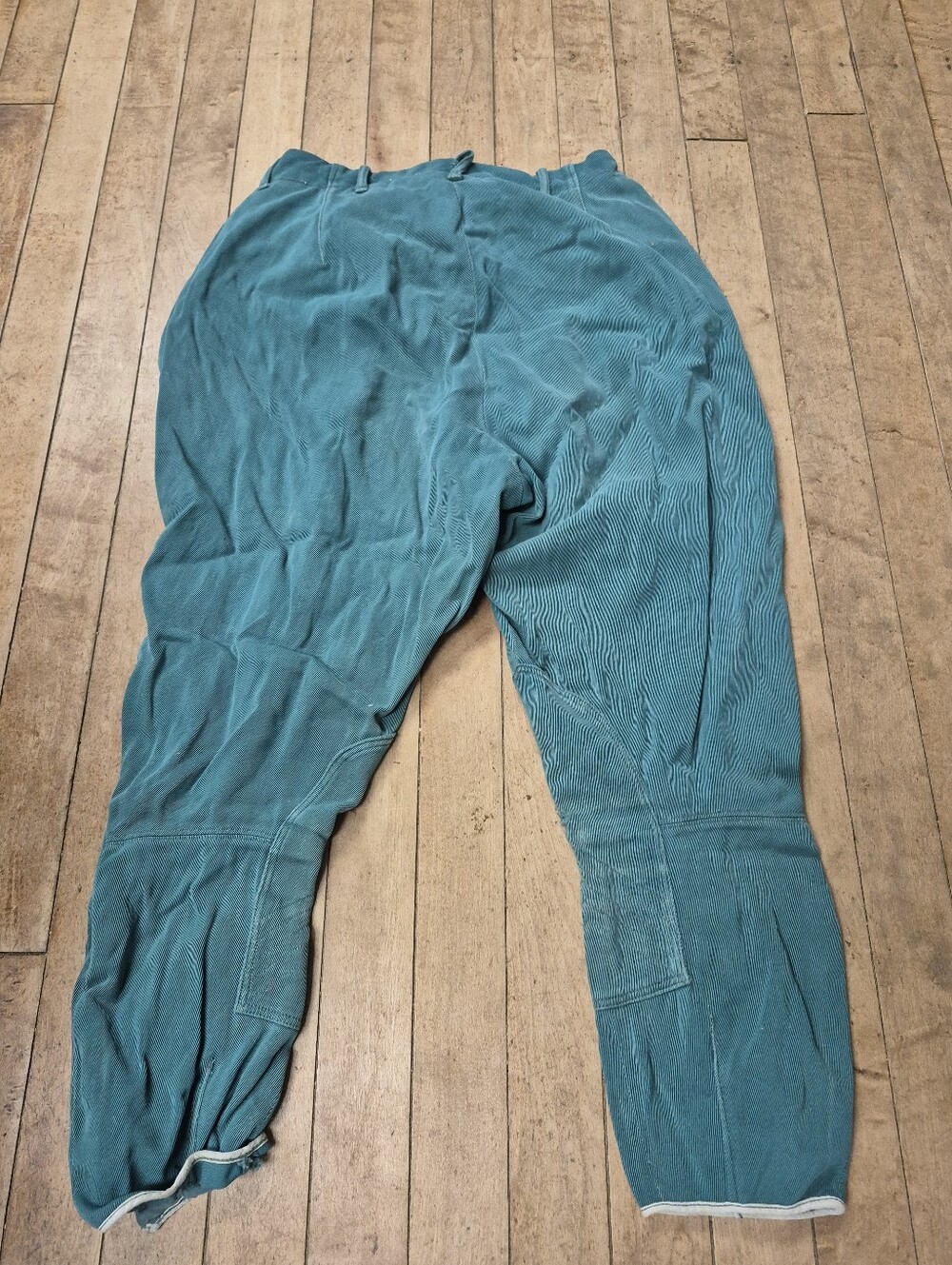 Vintage Teal Riding Breeches